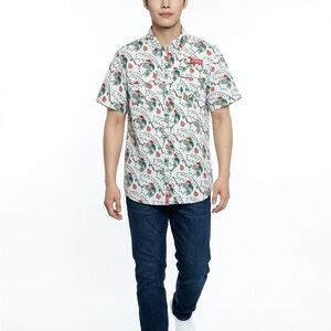 Magellan Outdoors XL (18-20) Fish Gear Moisture Wicking NWT Button-Down Holiday